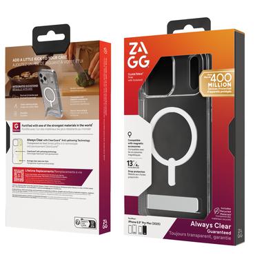 ZAGG Crystal Palace Snap Kickstand mobiltelefon etui 17,5 cm (6.9") Cover Transparent