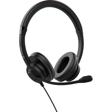 Voxicon VX-610 hovedtelefoner/headset Ledningsført Kontor/Callcenter USB Type-A Sort