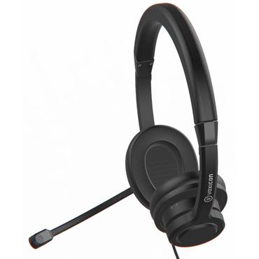 Voxicon VX-610 hovedtelefoner/headset Ledningsført Kontor/Callcenter USB Type-A Sort