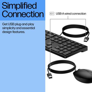 Wired Desktop 320MK Mouse and