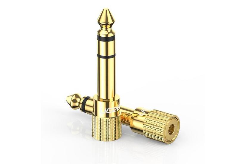 Adapter AV Ugreen Jack 3.5mm - Jack 6.3mm zloty (20503)