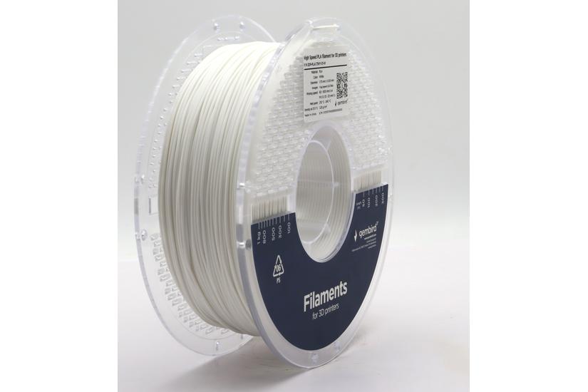 GEMBIRD High Speed PLA filament white 1.75 mm 1 kg