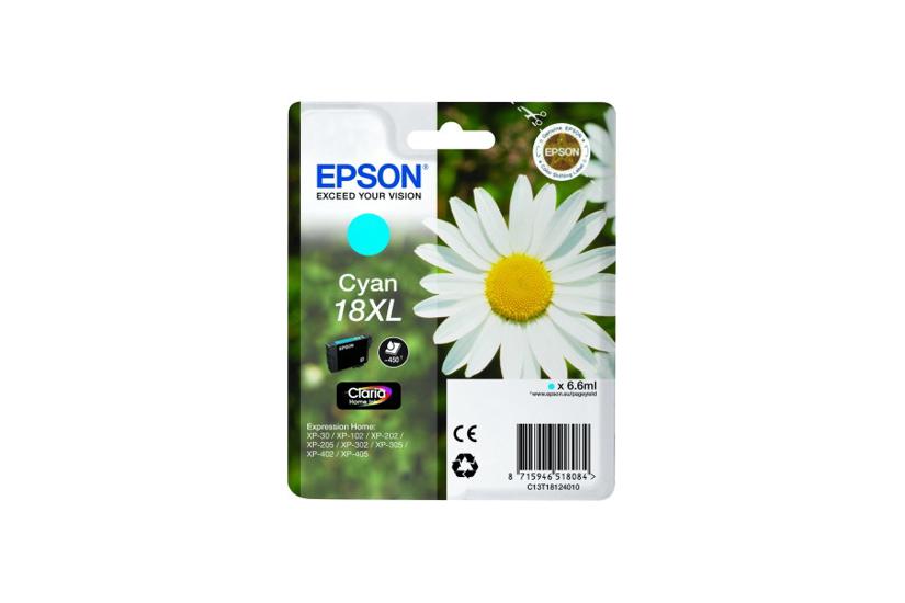 Epson 18XL - XL - cyan - original - bl&aelig;kpatron