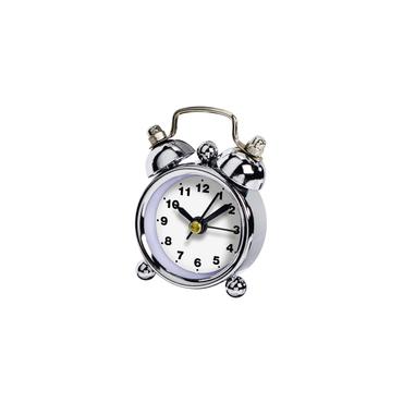 Hama Nostalgia Quartz alarmur S&oslash;lv, Hvid