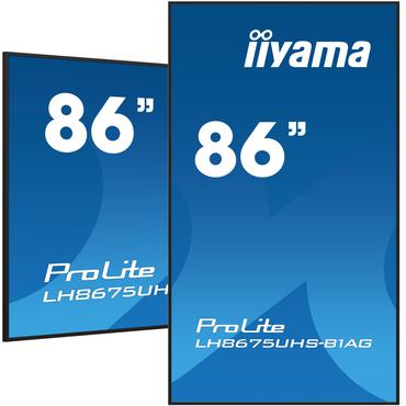iiyama ProLite LH8675UHS-B1AG 86" Klass (85.6" visbar) LED-bakgrundsbelyst LCD-skärm