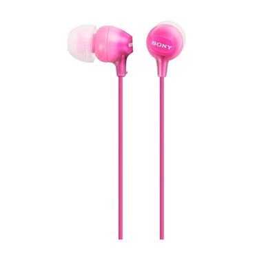 Sony MDR-EX15LPPI EX series earphones, pink