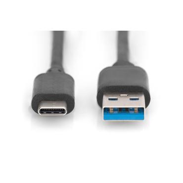 DIGITUS - USB typ C-kabel - USB typ A till 24 pin USB-C - 1 m