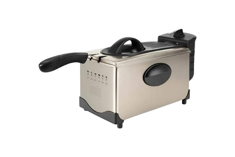 Black & Decker BXDF2100E Enkelt 3 L Enkeltst&aring;ende 2100 W Frituregryde Sort, Rustfrit st&aring;l