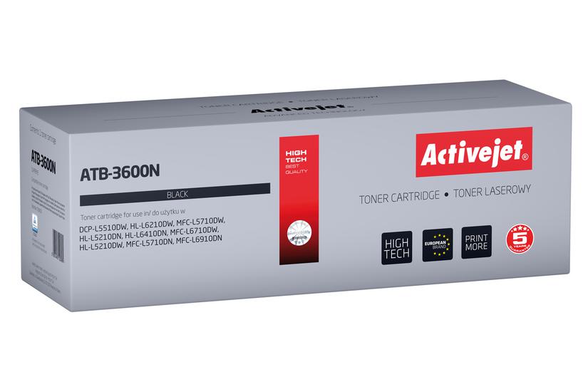 Activejet ATB-3600N Toner til Brother-printere; Erstatning Brother TN3600; Supreme; 3000 sider; sort)