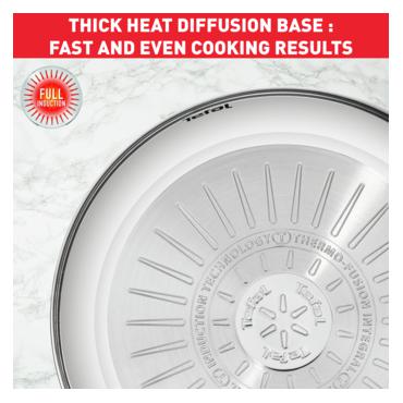Tefal B8170644 Intuition Frypan, 28cm, Stainless steel, Suitable for induction