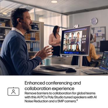 HP EliteBook 6 G1i Notebook AI B&auml;rbar dator - Intel Core Ultra 5 (Serie 2) 225U / 1.5 GHz - 32 GB DDR5 - 512 GB SSD PCIe - NVM Express (NVMe) - Intel Graphics upp till - 14" IPS