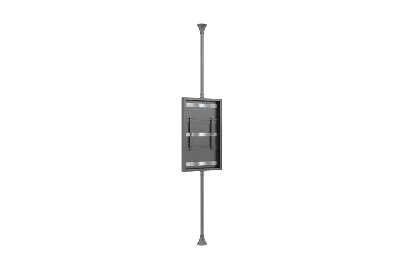 Multibrackets M Pro Series Medium monteringssæt - for digitalt skiltepanel - 3m length, fixed arms, single side - sort