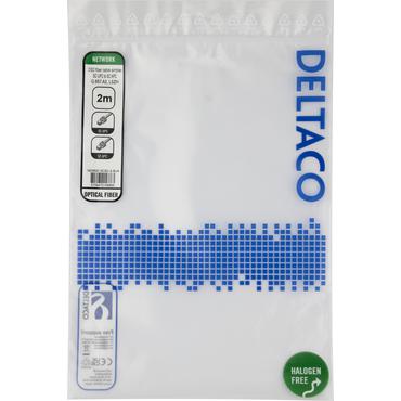 Deltaco SCSC-2-SUA InfiniBand og fiberoptisk kabel 2 m SC Gul