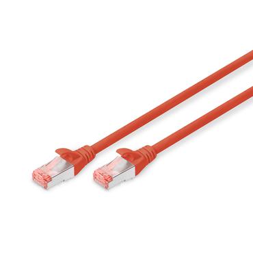 DIGITUS Professional patch-kabel - 3 m - r&ouml;d, RAL 3020