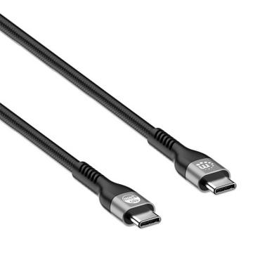 MANHATTAN USB2.0 USB-C Kabel Stecker/Stecker 240W 2m schwarz