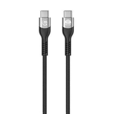 MANHATTAN USB2.0 USB-C Kabel Stecker/Stecker 240W 2m schwarz