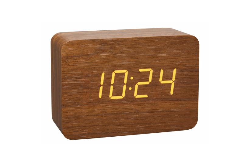 TFA-Dostmann 60.2549.08 v&aelig;kkeur Digital alarmur Brun