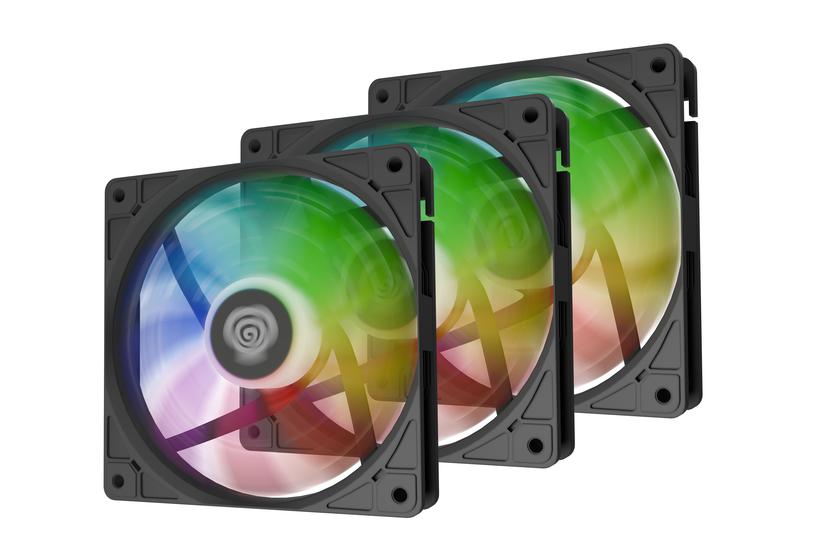 *Fan Genesis OXAL 120    ARGB 3-PACK black