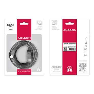 AXAGON USB2.0 Active Extension/Repeater Cable. 10m
AXAGON USB2.0 Aktiv F&ouml;r&auml;drings-/F&ouml;rl&auml;ngningskabel. 10m