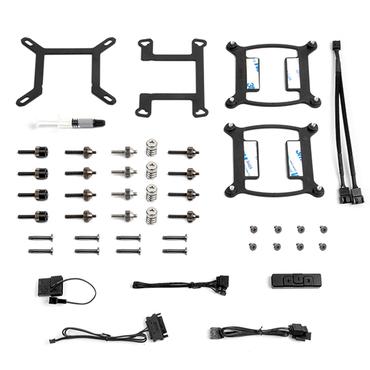 Silverstone VIDA 240 SLIM Computerkabinet V&aelig;skek&oslash;lingss&aelig;t 12 cm Sort