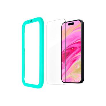 LAUT PRIME GLASS Clear glass screen protector for iPhone 16