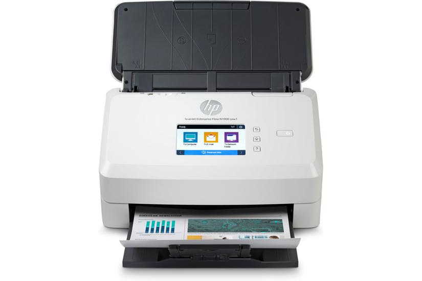 HP ScanJet Enterprise Flow N7000 snw1 - dokumentskanner - desktop - USB 3.0, LAN, Wi-Fi(n)