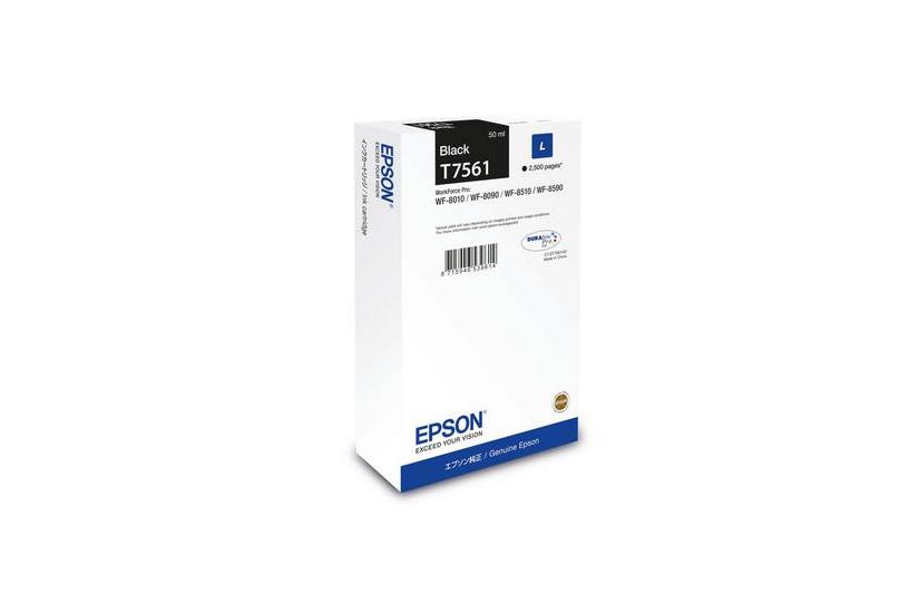 Epson T7561 - L-storlek - svart - original - bl&auml;ckpatron
