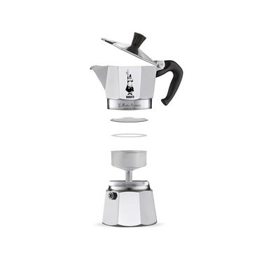Bialetti Moka Express Moka gryde Aluminium, Sort