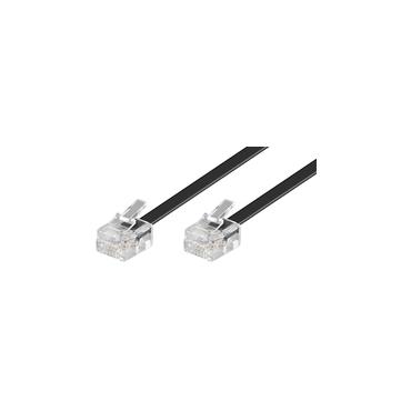 goobay telefonkabel - 3 m - sort