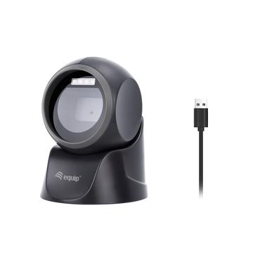 Equip Barcode Omni-Direktional Laser Kabel USB 1D2D  schwarz