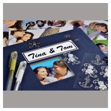 Hama Fine Art fotoalbum og arkbeskyttelse Bl&aring; 50 ark 10 x 15 cm