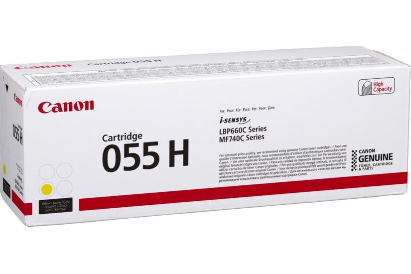 Canon 055 H - Lång livslängd - gul - original - tonerkassett
