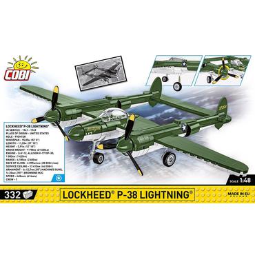 Klocki Lockheed P-38 Lightning 332 klocki