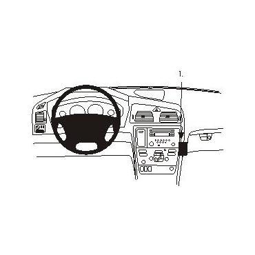 Brodit ProClip Angled Mount - monteringsbeslag til køretøjer