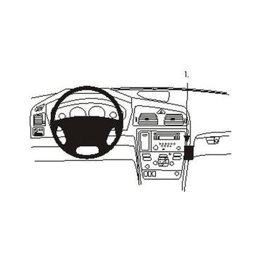 Brodit ProClip Angled Mount - monteringsbeslag til køretøjer