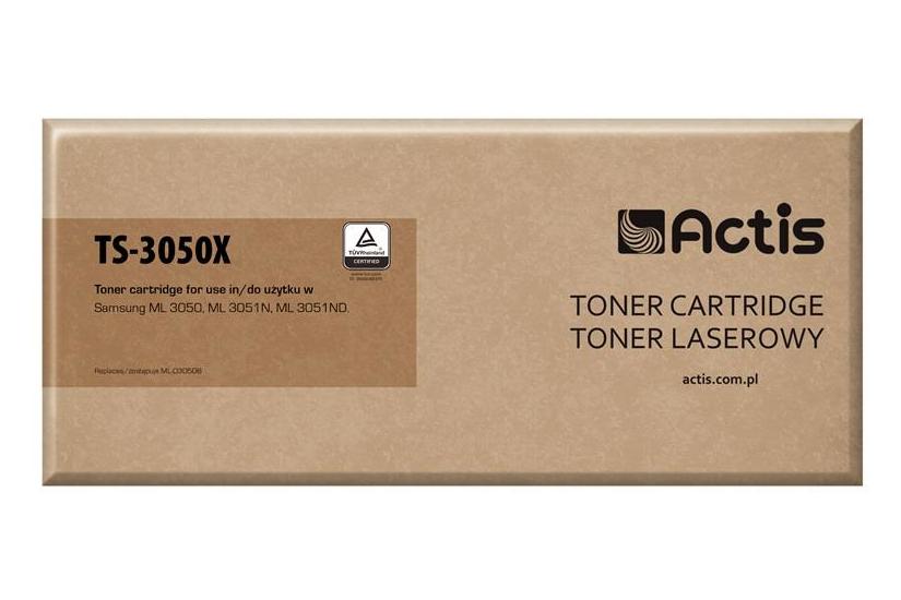 Actis Tonerpatron TS-3050X (erstatning Samsung ML-D3050B; Standard; 8000 sider; sort)