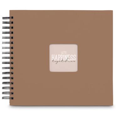 Hama 00009852 fotoalbum og arkbeskyttelse Brun 100 ark Spiral indbinding