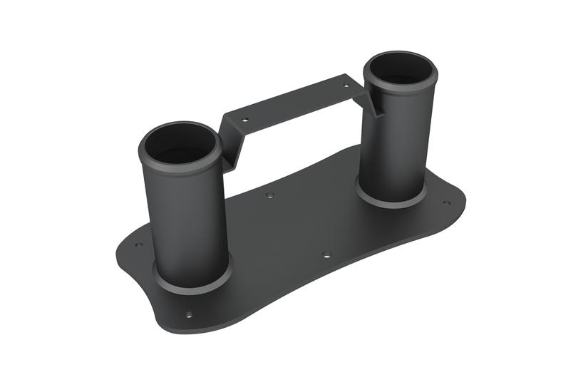 Multibrackets M Public Floorstand Basic 180 komponenter til montering - sort
