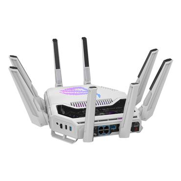 ASUS ROG Rapture GT-BE19000AI trådløs router 10 Gigabit Ethernet Tri-band (2,4 GHz/5 GHz/6 GHz) Hvid