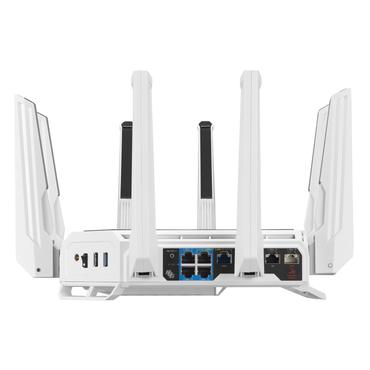 ASUS ROG Rapture GT-BE19000AI trådløs router 10 Gigabit Ethernet Tri-band (2,4 GHz/5 GHz/6 GHz) Hvid
