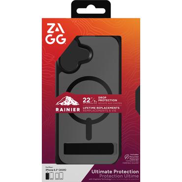 ZAGG Rainier Snap Kickstand mobiltelefon etui 16 cm (6.3") Cover Sort