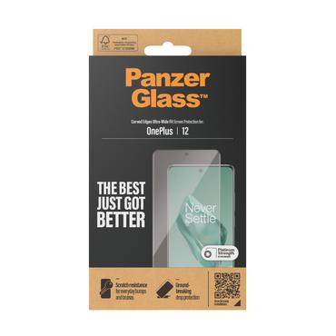 PanzerGlass - sk&auml;rmskydd f&ouml;r mobiltelefon - ultrabred passning