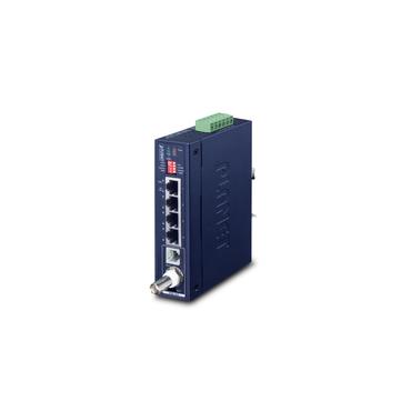 PLANET IP30 Industrial Gigabit Ethern Netværkssender & -modtager Blå