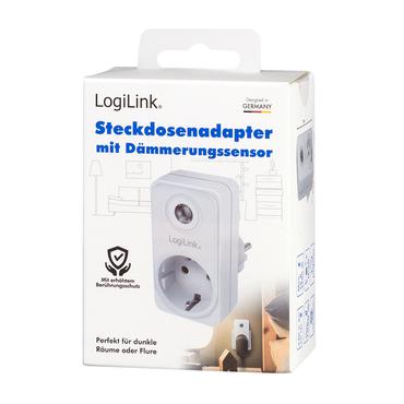 LogiLink PA0263 oversp&aelig;ndingsbeskytter Hvid 1 AC stikkontakt(er) 230 V