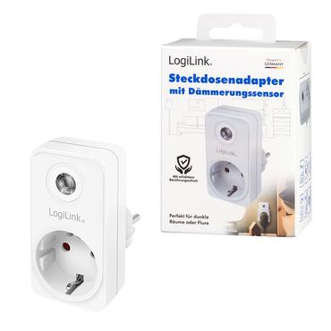 LogiLink PA0263 oversp&aelig;ndingsbeskytter Hvid 1 AC stikkontakt(er) 230 V