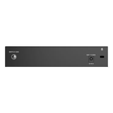 D-Link DMS-108P/E netværksswitch Ikke administreret 2.5G Ethernet (100/1000/2500) Strøm over Ethernet (PoE) Sort