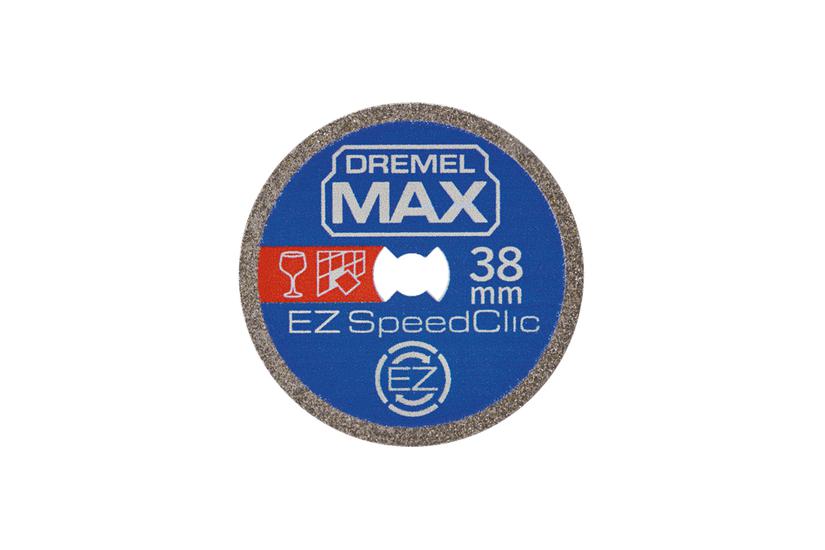 Dremel Max SC545DM - k&aelig;reskive - for beton, flise, mursten, gipsv&aelig;g, keramik, porcel&aelig;n, granit, bl&oslash;dtr&aelig;, hardwood, marmor, ventileret beton, gipsplade, dorn, h&aring;rd epoxy