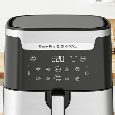 Tefal Easy Fry & Grill EY801D 6,5 L Enkeltstående 1650 W Varmluftsteger Rustfrit stål