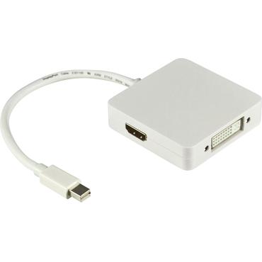 DELTACO DP-MULTI1 - videokort - DisplayPort / HDMI / DVI - 20 cm