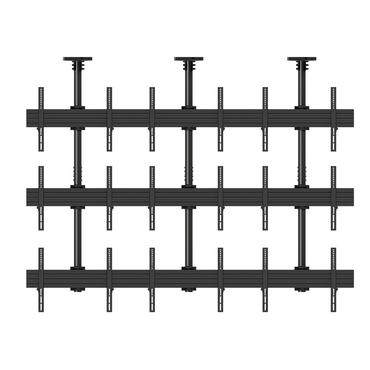 Multibrackets M Pro MBC3X3U monteringssats - för 9 LCD-displayer - svart